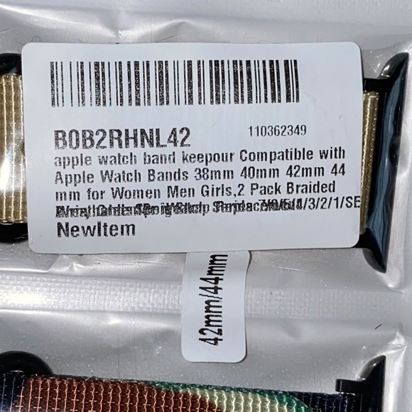 NWT Two 42/44MM Apple Watch Bands - Picture 2 of 3